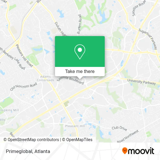 Primeglobal map