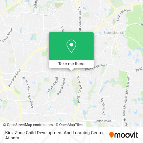 Kidz Zone Child Development And Learning Center map
