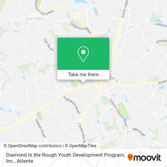 Diamond In the Rough Youth Development Program, Inc. map