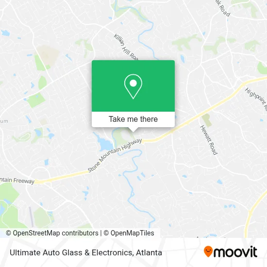 Ultimate Auto Glass & Electronics map