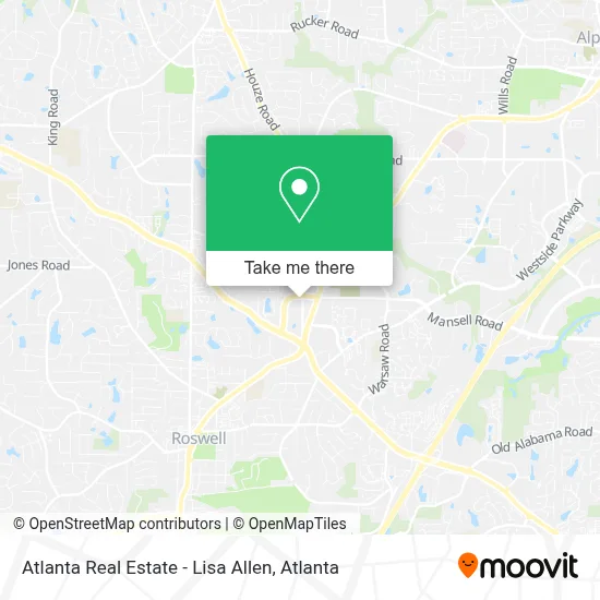 Atlanta Real Estate - Lisa Allen map