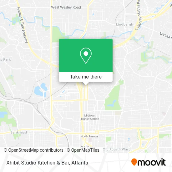 Xhibit Studio Kitchen & Bar map