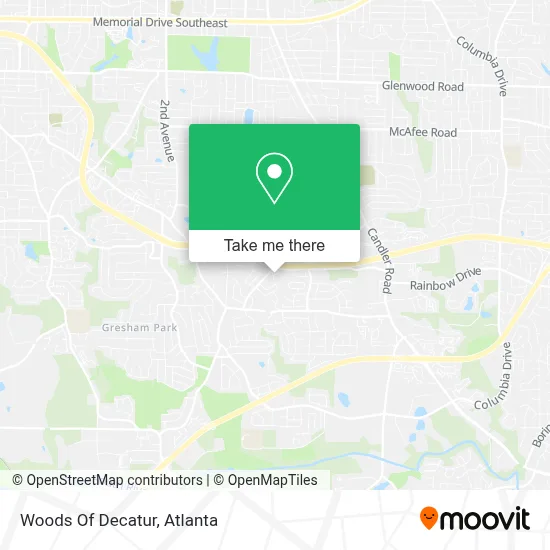 Woods Of Decatur map