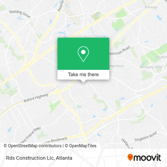 Rds Construction Llc map