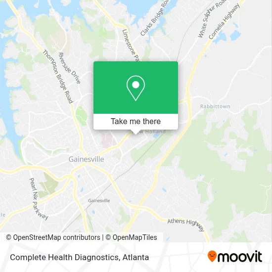 Complete Health Diagnostics map