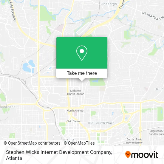 Stephen Wicks Internet Development Company map