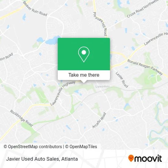 Javier Used Auto Sales map