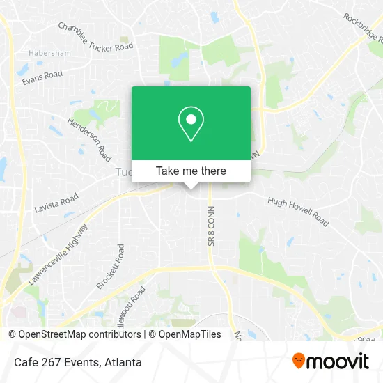 Cafe 267 Events map