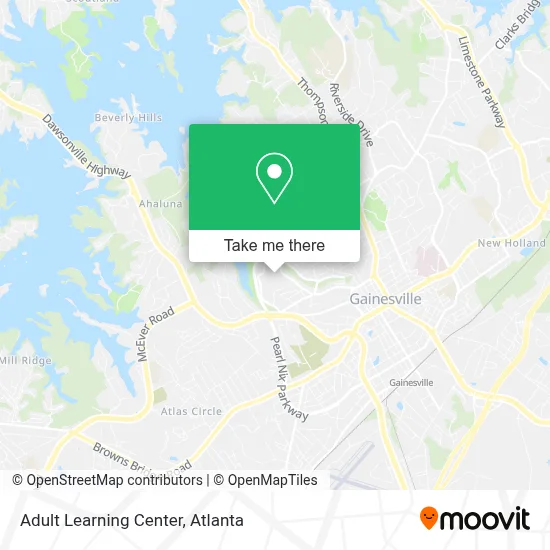 Adult Learning Center map