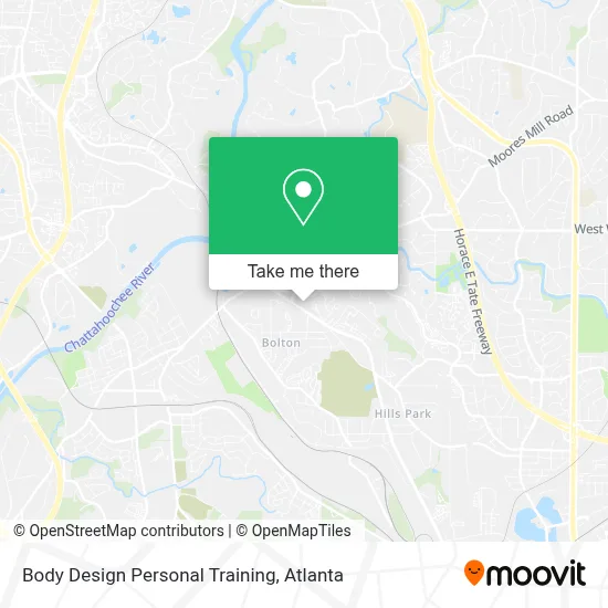Body Design Personal Training map
