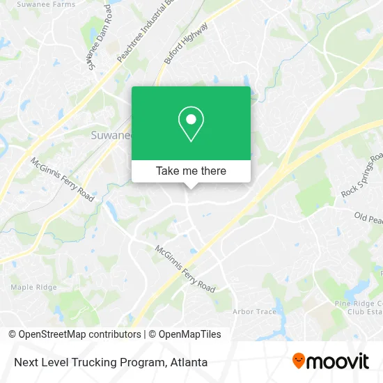 Next Level Trucking Program map