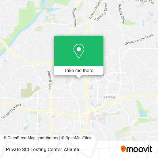 Private Std Testing Center map