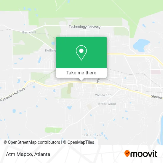 Atm Mapco map