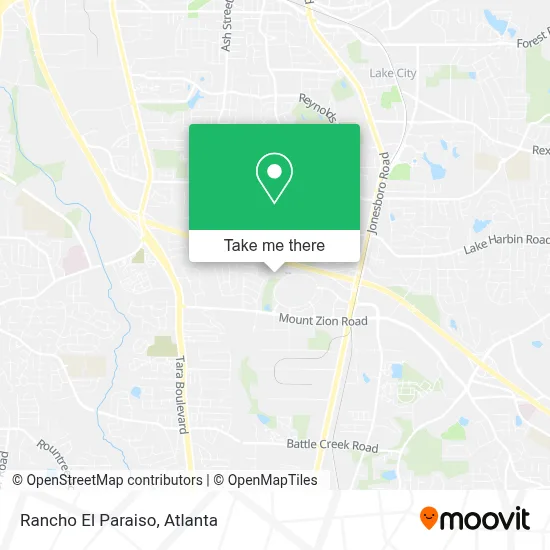 Rancho El Paraiso map