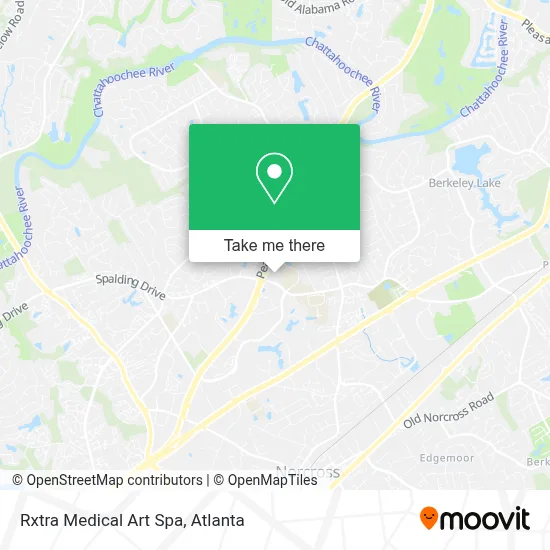 Rxtra Medical Art Spa map