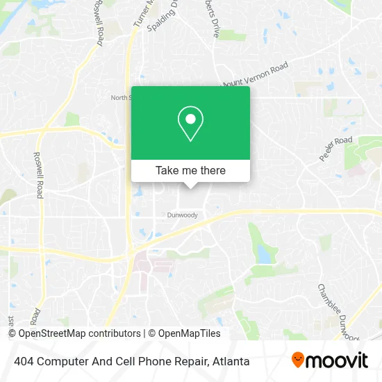 404 Computer And Cell Phone Repair map