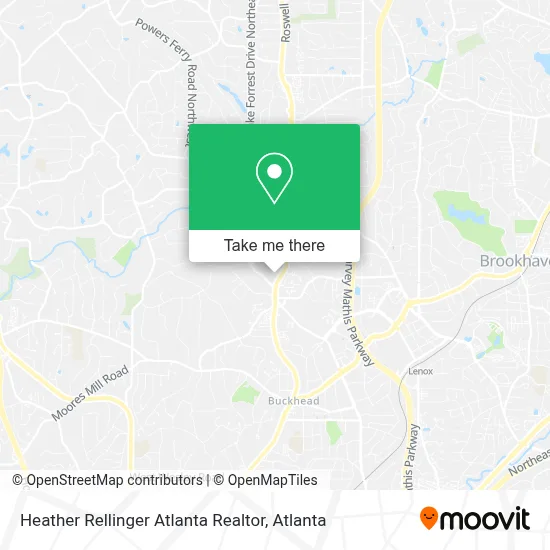 Heather Rellinger Atlanta Realtor map