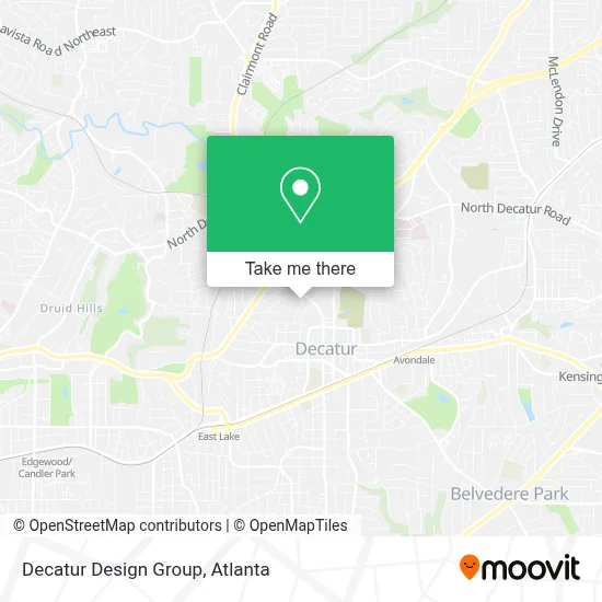 Decatur Design Group map