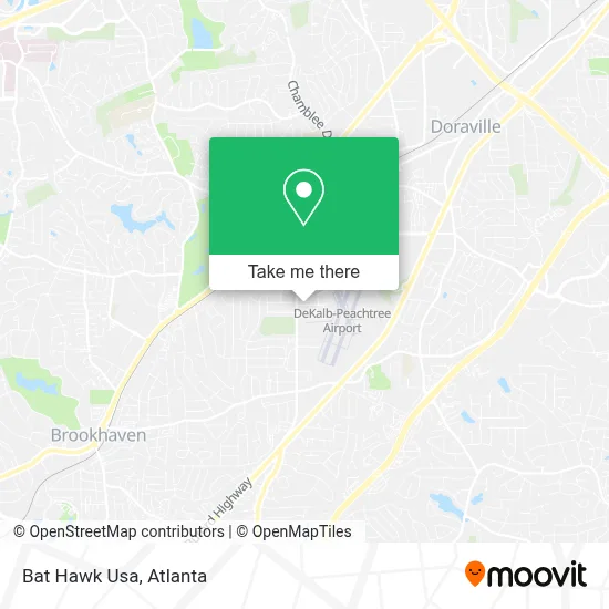 Bat Hawk Usa map