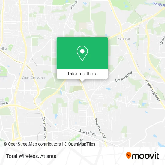 Total Wireless map