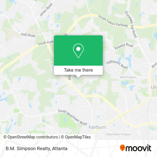 B.M. Simpson Realty map