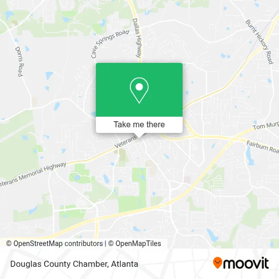 Douglas County Chamber map