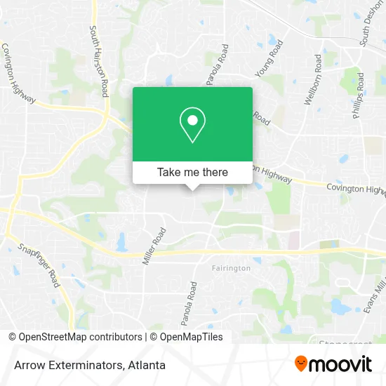 Arrow Exterminators map