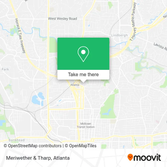 Meriwether & Tharp map