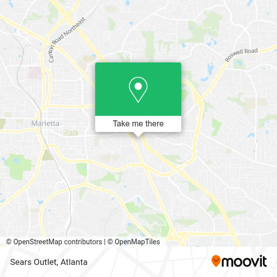 Sears Outlet map