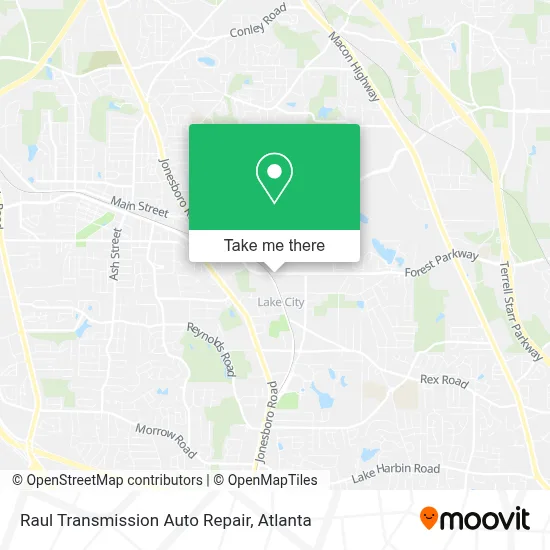 Raul Transmission Auto Repair map