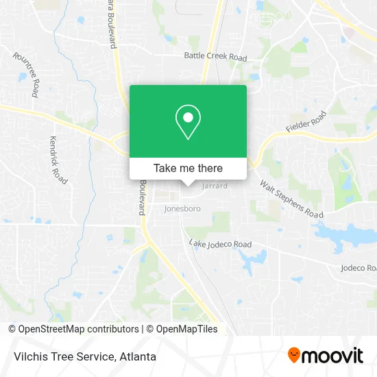 Vilchis Tree Service map