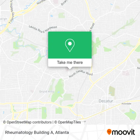 Rheumatology Building A map
