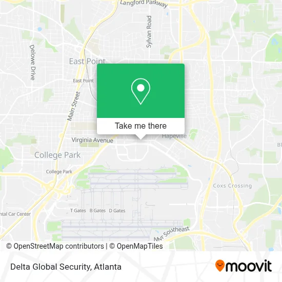 Delta Global Security map