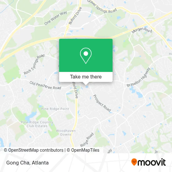 Gong Cha map