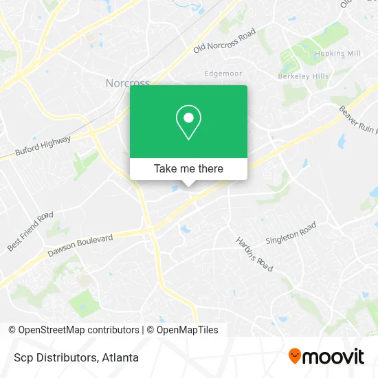 Scp Distributors map