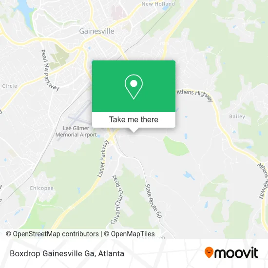 Boxdrop Gainesville Ga map