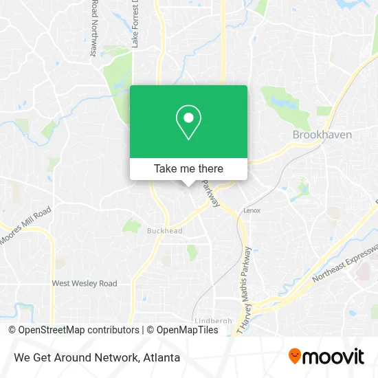We Get Around Network map