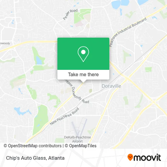 Chip's Auto Glass map