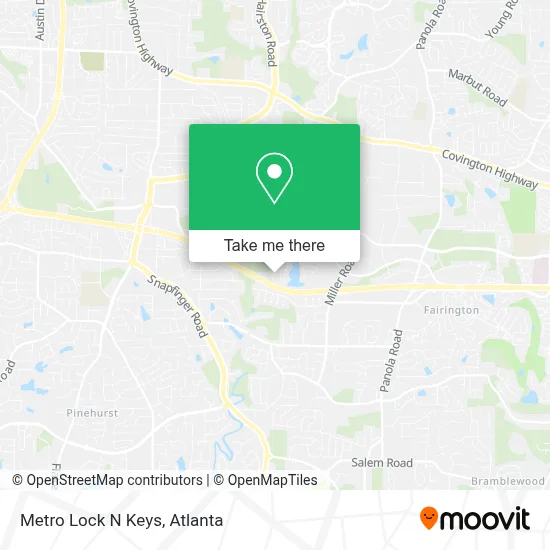 Metro Lock N Keys map