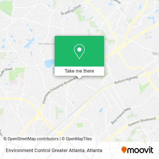 Environment Control Greater Atlanta map