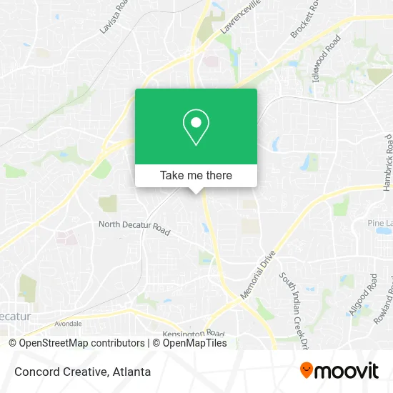 Concord Creative map