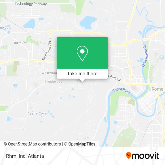 Rhm, Inc map