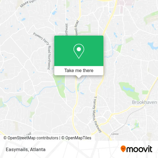 Easymails map