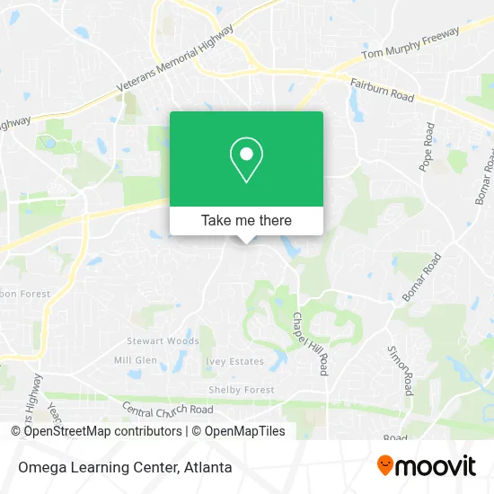 Omega Learning Center map