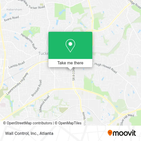 Wall Control, Inc. map