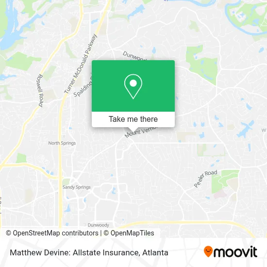 Matthew Devine: Allstate Insurance map