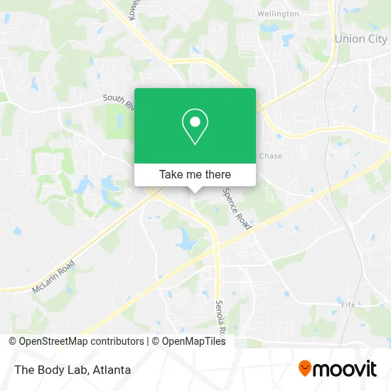 The Body Lab map