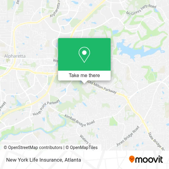 New York Life Insurance map