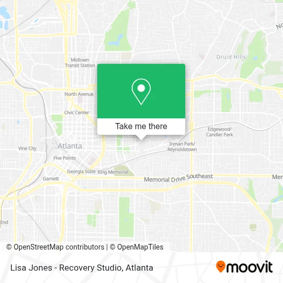 Lisa Jones - Recovery Studio map