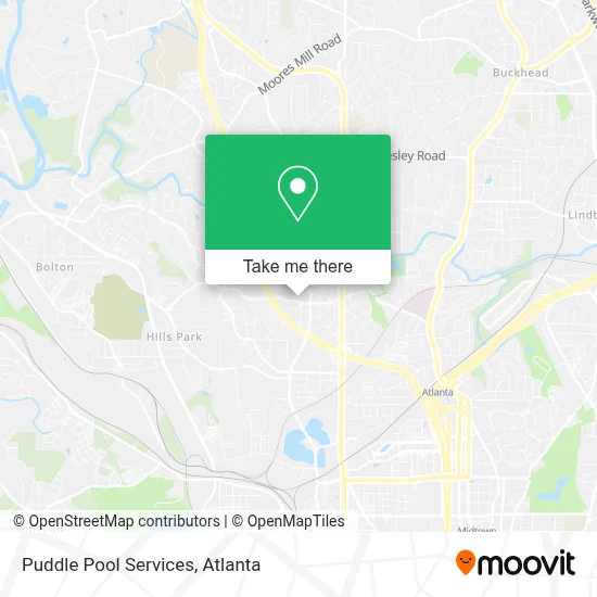 Puddle Pool Services map